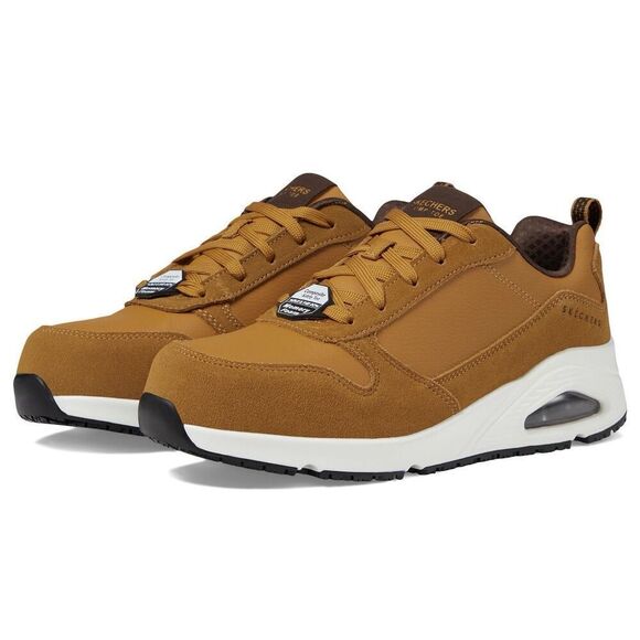 Women’s Skechers Work Uno SR Elainy Comp Toe shoes Sneakers 7 NIB - Picture 1 of 6